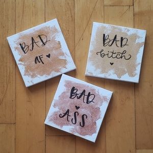 bbyxface Wall Art - π BADLY MOTIVATED! (Set of 3) bbyxface Wall Art - π BADLY MOTIVATED! (Set of 3)